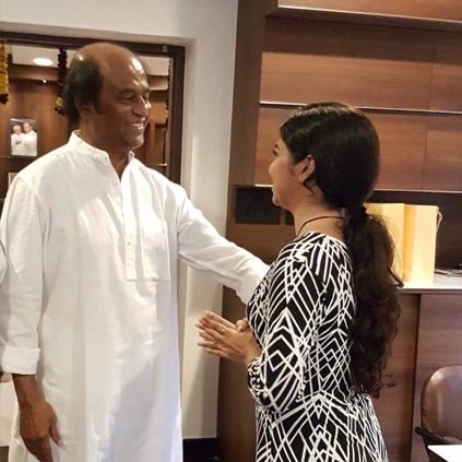 Raveena talks about her meeting with Rajinikanth