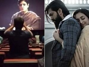 KGF 2: "After a long time seeing coins flying on to the screen!" - Raveena Tandon shares video!