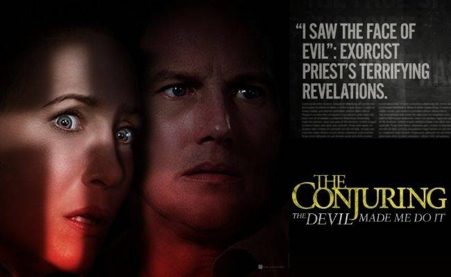 Release Announcement from The Conjuring 3: The Devil Made Me Do it comes with a warning not to watch it alone - See video here!