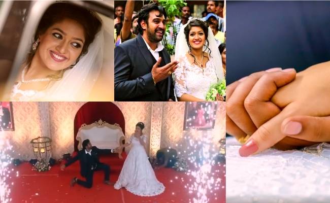 Revisiting late actor Chiranjeevi Sarja and Meghana Raj’s Christian wedding viral video