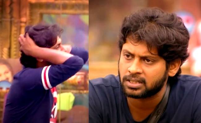 Rio Raj cries as he could not bear the tortures of other housemates inside the Bigg Boss Tamil 4 house