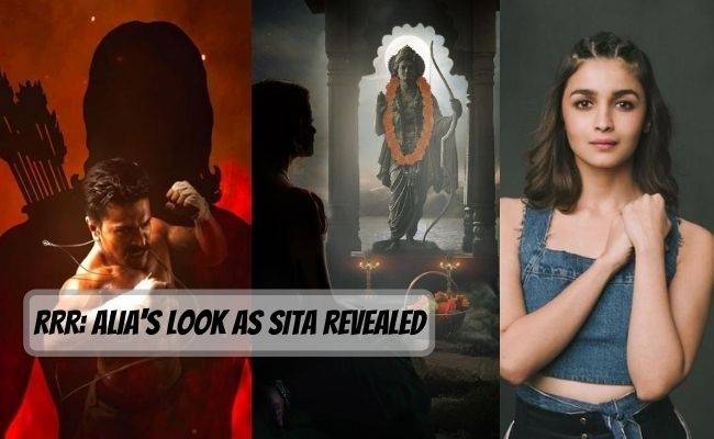 RRR SS Rajamouli reveals Alia Bhatt's look as Sita ft RRR, Ramcharan, Jr NTR