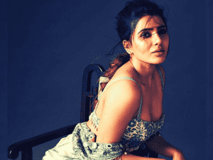 Samantha enjoys a nap - her "LOVE" story pic go viral!