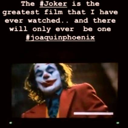 Samantha heaps praises on Joaquin Phoenixs Joker