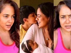 "Still breastfeeding my little sunshine one year later" - Sameera Reddy shares reason with a pic!