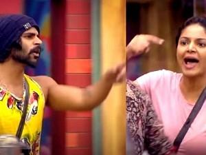 “Arivu illa….Kick me back!” - Sanam Shetty shouts at Bala! Watch!