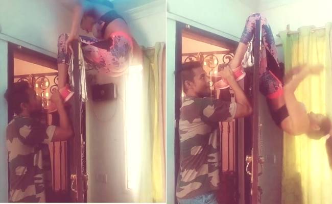 Sanjana Singh astonishes with her acrobatics watch video