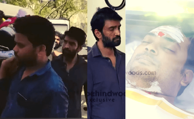 Santhanam attends actor Sethuraman's final moments, tears up