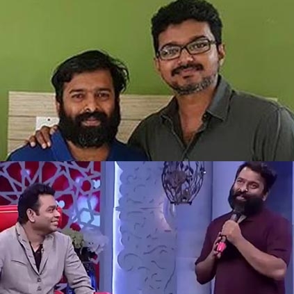 Santhosh wishes Mersal trio Vijay, AR Rahman and lyricist Vivek