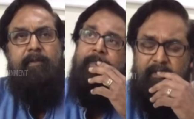 Sarath Kumar cries in an interview talking about Chiranjeevi