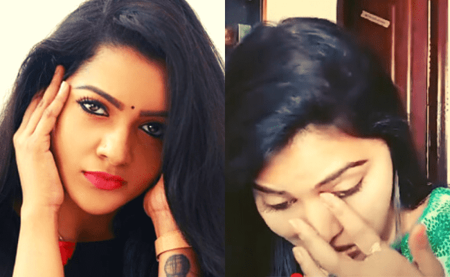 Saravanan Meenatchi Actress Rachitha cries for Chithu, viral video
