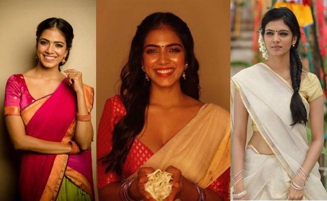 Malavika Mohanan's latest red saree pic go viral