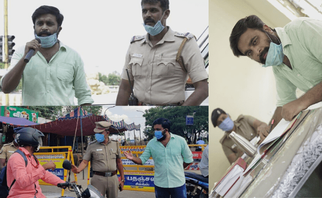 Sasikumar pulls a real-life Naadodigal moment on road amidst Coronavirus scare, pictures here