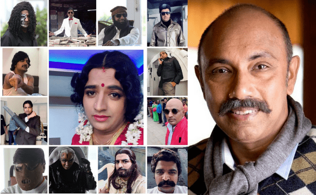 Sathyaraj reacts to Sathish's Nooravadhu Naal character spoof in Tamizh Padam 2