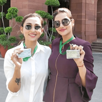Sathyaraj’s daughter Divya extends her support to MPs Mimi Chakraborty and Nusrat Jahan