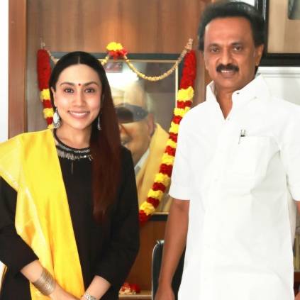 Sathyaraj’s daughter Divya shares interest in politics and about meeting DMK leader M.K.Stalin