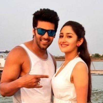 Sayyeshaa praises husband actor Arya's new look in Magamuni