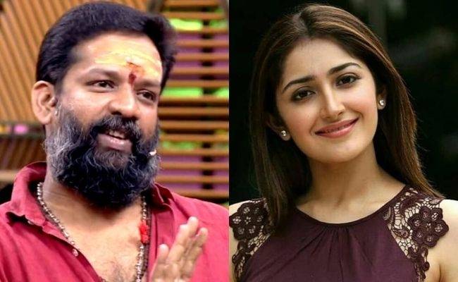 Sayyeshaa reveals a secret about Baba Master from Kadaikutty Singam