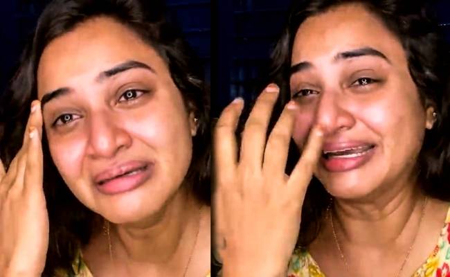 Sembaruthi serial actress Aishwarya aka Janani Ashok Kumar tears up, video