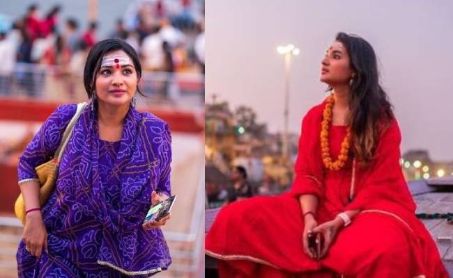 Sharanya Turadi visits Kashi and shares pictures