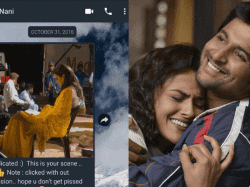 Shraddha Srinath shares Nani's Whatsapp message with an emotional note - I'm a hopeless romantic. A sucker for...