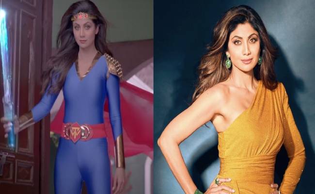 Shilpa shetty super woman look in nikamma trailer