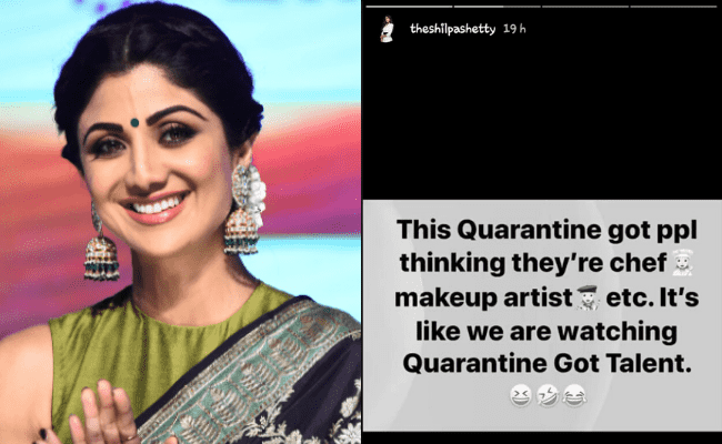 Shilpa Shetty's opinion on people showing talents in quarantine