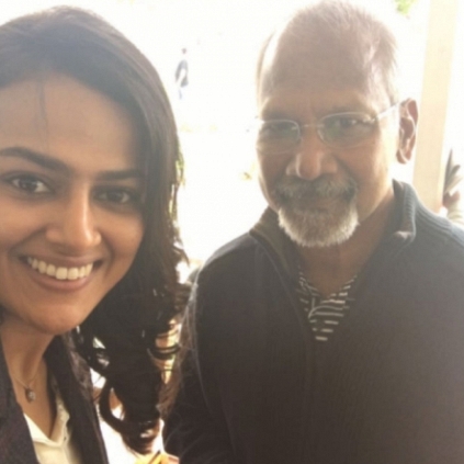 Shraddha Srinath talks about her experience at Kaatru Veliyidai shooting spot