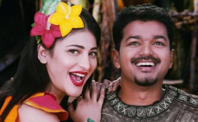 Shruti Haasan describes Vijay as amazing fans rejoice