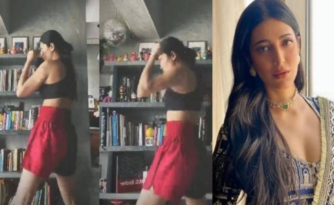 Shruti Haasan's fiery workout video goes viral