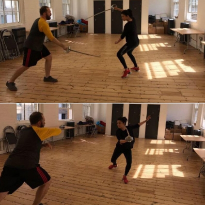 Shruti Haasan is training in London for Sangamithra