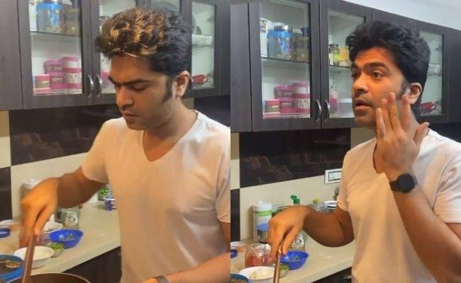 Silambarasan TR cooking video - STR shares throwback video now - Check here
