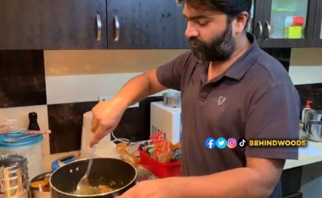 Simbu started cooking special dishes during lockdown