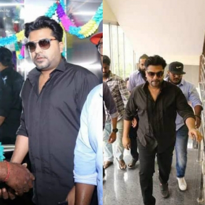 Simbu watches Anbanavan Asaradhavan Adangadhavan in Kasi theatre