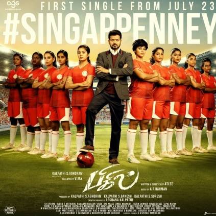 'Singappenney' song from Vijay's Bigil composed by AR Rahman is here