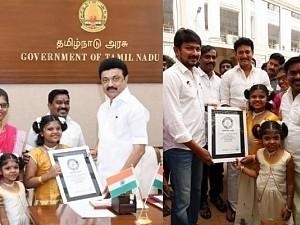 Wow - Singer Velmurugan's daughter creates Guinness Record - exciting details!