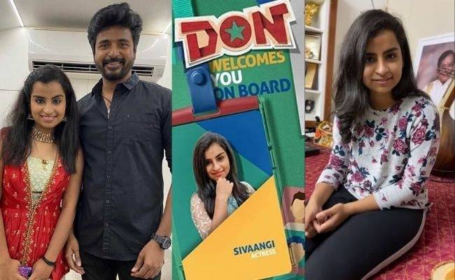 Sivaangi did this on first day of Sivakarthikeyan's DON shoot - Video
