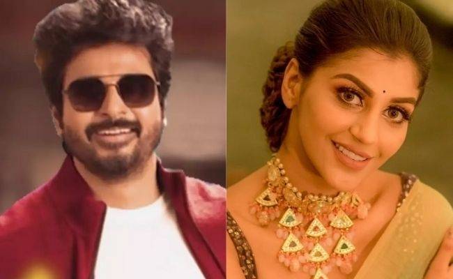 Sivakarthikeyan releases the FIRST LOOK of Yashika Aannand's next with popular hero - Fans semma happy