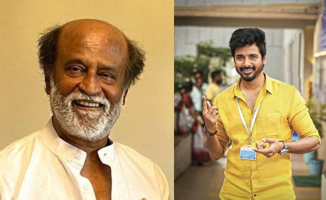 Sivakarthikeyan shares photo with Superstar Rajinikanth