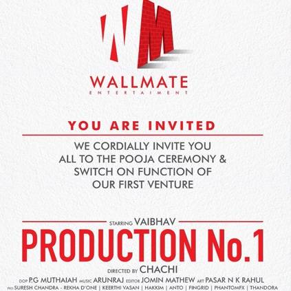 Sivakarthikeyan's friend Sridhar starts production house named Wallmate Entertainment
