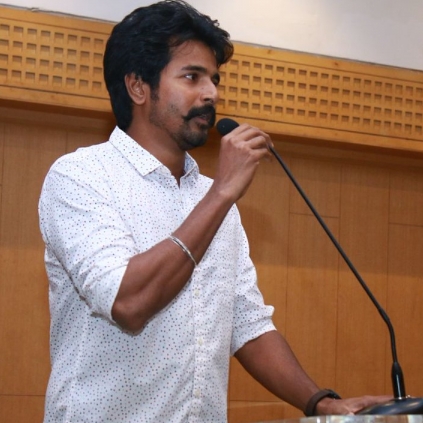 Sivakarthikeyan's speech during Velaikkaran press meet Sivakarthikeyan's speech during Velaikkaran press meet
