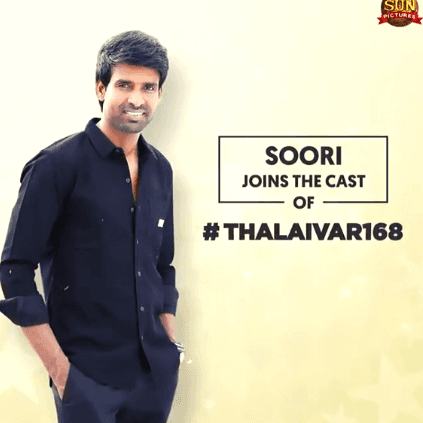 Soori's statement on being a part of Rajinikanth's Thalaivar 168- Video here