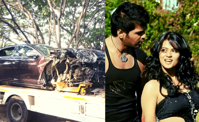 Southern actress Sharmiela Mandre injured in a Bengaluru car accident
