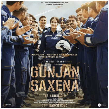 Sridevi daughter Janhvi Kapoor's Gunjan Suxena posters