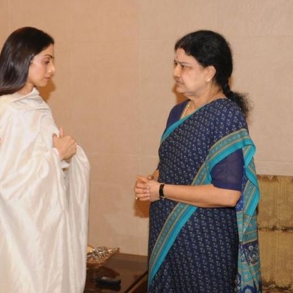Sridevi meets Sasikala at Poes garden