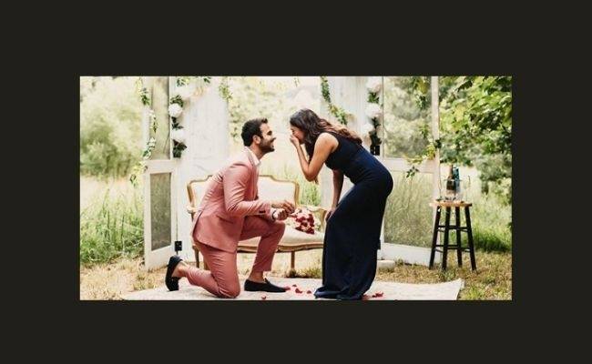 Star couple gets engaged, Actor and actress proposal pic goes viral ft Ankur, Anuja