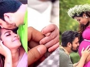 Star couple Myna Nandhini and Yogeshwaran beam with joy as they welcome a baby; shares a special pic!