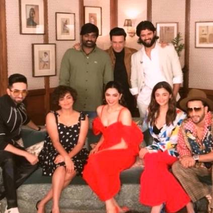 Star studded pic Vijay Sethupathi Ranveer Singh Deepika Padukone Alia Bhatt Ayushmann