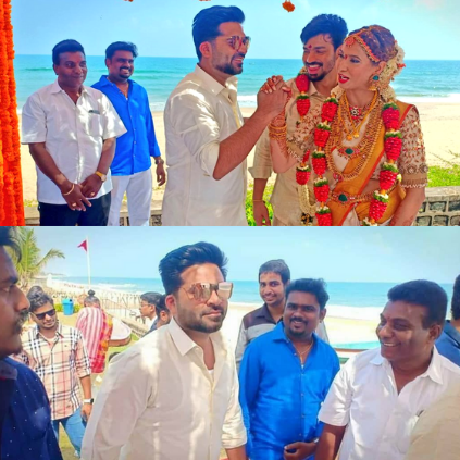 STR attends Bigg Boss fame Mahat's wedding pictures here