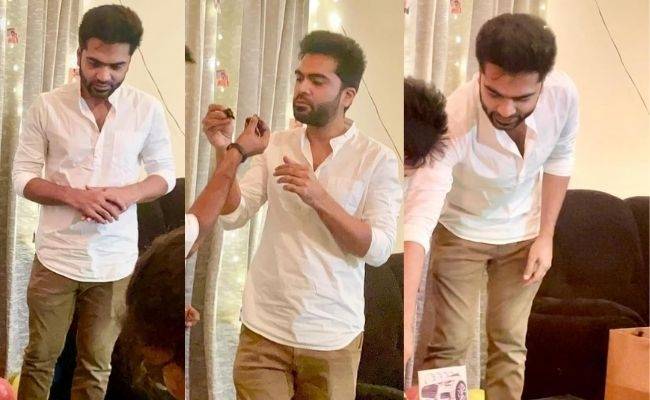 STR gives surprise to this popular Tamil Hero on his birthday - Fans sema happy